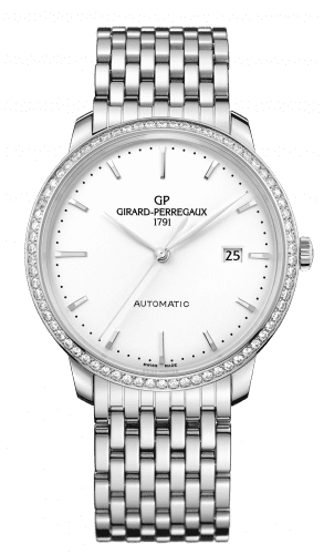 Girard-Perregaux 1966 40 Stainless Steel Bracelet Diamond 49555D11A131-11A