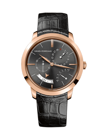 Girard-Perregaux 1966 Annual Calendar Equation of Time Pink Gold Grey 49538-52-231-BK6A