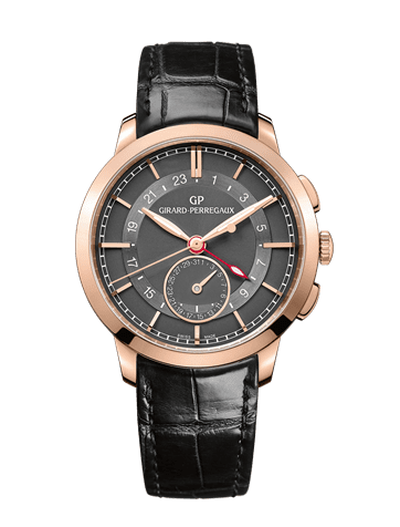 Girard-Perregaux 1966 Dual Time Pink Gold Grey 49544-52-231-BB60