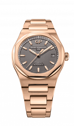 Girard-Perregaux Laureato 38 Automatic Pink Gold / Grey 81005-52-232-52A