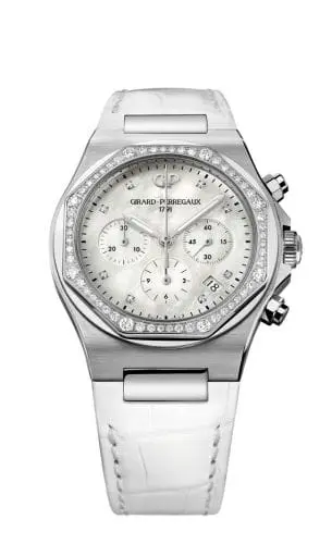 Girard-Perregaux Laureato 38 Chronograph Stainless Steel / Diamond / MOP / Alligator 81040D11A771-BB7B
