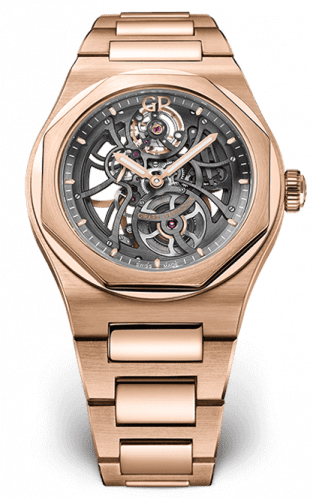 Girard-Perregaux Laureato 42 Automatic Skeleton Pink Gold / Bracelet 81015-52-002-52A
