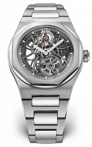 Girard-Perregaux Laureato 42 Automatic Skeleton Stainless Steel / Bracelet 81015-11-001-11A