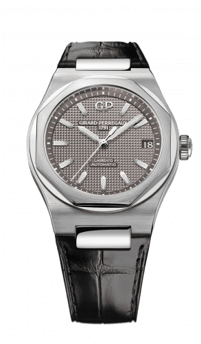 Girard-Perregaux Laureato 42 Automatic Stainless Steel / Grey / Alligator 81010-11-231-BB6A