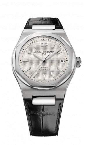 Girard-Perregaux Laureato 42 Automatic Stainless Steel / Silver / Alligator 81010-11-131-BB6A