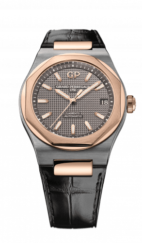 Girard-Perregaux Laureato 42 Automatic Titanium / Pink Gold / Grey / Alligator 81010-26-232-BB6A