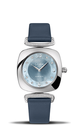 Glashütte Original Pavonina Stainless Steel / Diamond / Blue MOP / Calf 1-03-02-06-12-34