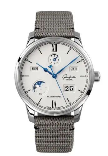 Glashütte Original Senator Perpetual Calendar Stainless Steel / Silver / Synthetic 1-36-02-01-02-36