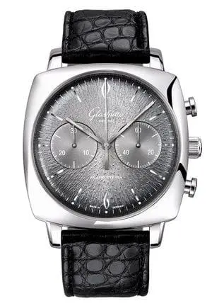 Glashütte Original Sixties Square Chronograph Stainless Steel / Rock 1-39-34-25-32-04