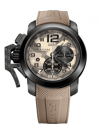 Graham Chronofighter Oversize Black Arrow 2CCAU.E03A