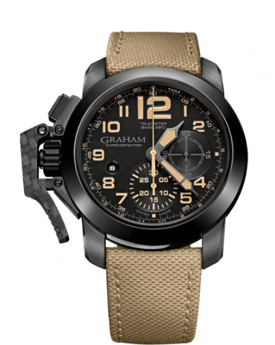 Graham Chronofighter Oversize Black Sahara 2CCAU.B02A
