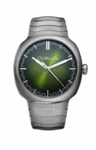 H. Moser & Cie Streamliner Centre Seconds Stainless Steel / Green 6200-1200