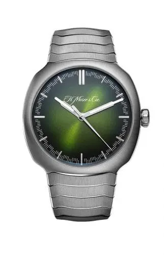 H. Moser & Cie Streamliner Centre Seconds Stainless Steel / Green 6200-1200