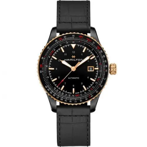 Hamilton Khaki Aviation Converter Auto PVD / Rose Gold / Black H76635730