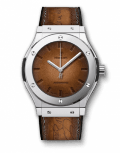 Hublot Classic Fusion 45 Berluti Scritto Platinum / Brown 511.TX.050T.VR.BER16