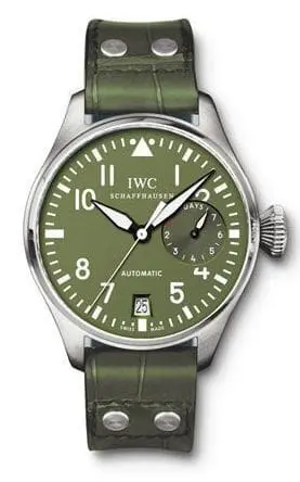IWC Big Pilot Stainless Steel / Green / Zegg & Cerlati IW5004-07