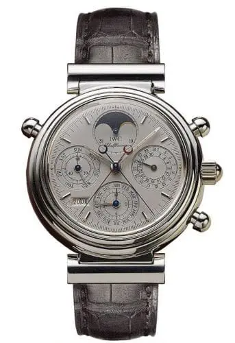 IWC Da Vinci Perpetual Rattrapante Platinum / Silver / German IW3751-02