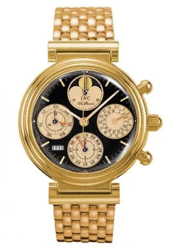 IWC Da Vinci Perpetual Red Gold / Black / French / Bracelet IW9252-12