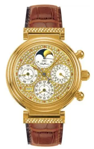 IWC Da Vinci Perpetual Red Gold / Diamond / Paved / English IW8153-17