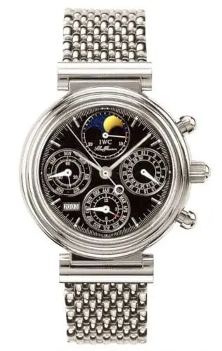 IWC Da Vinci Perpetual Stainless Steel / Black / English / Bracelet IW3750-34