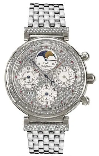 IWC Da Vinci Perpetual White Gold / Diamond / Paved / English IW9253-15