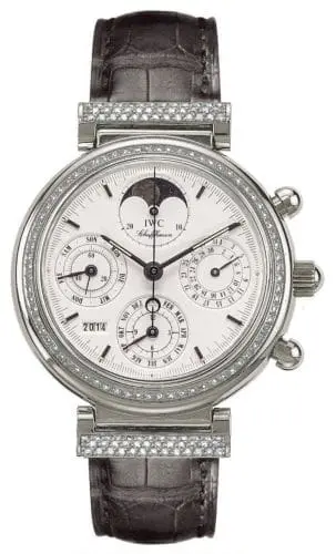 IWC Da Vinci Perpetual White Gold / Diamond / White / French IW8153-12