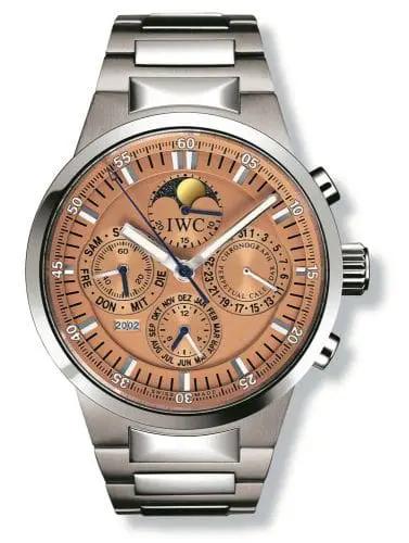 IWC GST Perpetual Calendar Stainless Steel / Salmon / German IW3756-09