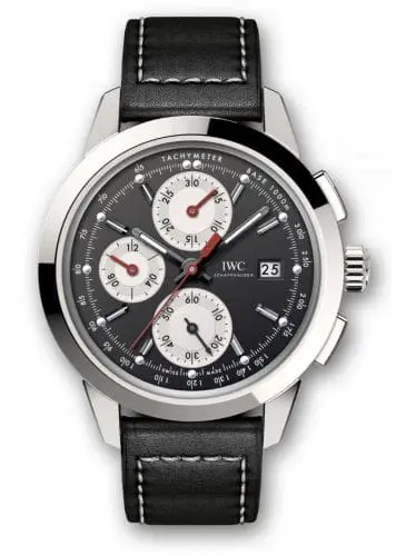 IWC Ingenieur Chronograph Custom Stainless Steel / Black-Silver-Red / Calf IW3808-BY