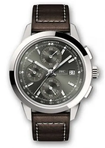 IWC Ingenieur Chronograph Custom Stainless Steel / Green-Rhodium / Calf IW3808-BO