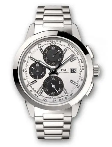 IWC Ingenieur Chronograph Custom Stainless Steel / Silver-Black-Black / Bracelet IW3808-CH