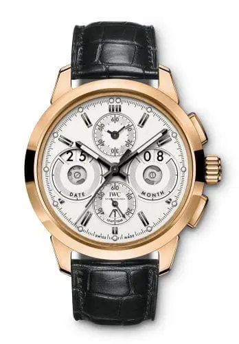 IWC Ingenieur Perpetual Calendar Digital Date-Month Red Gold / Silver IW3817-01