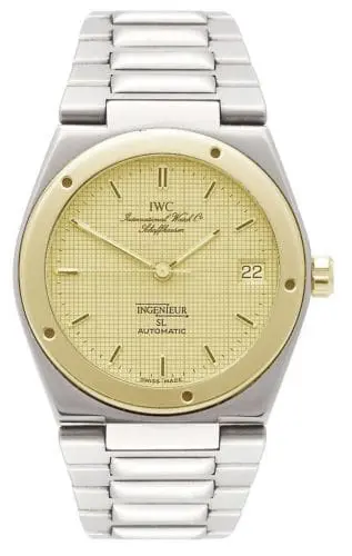 IWC Ingenieur SL Automatic Stainless Steel / Yellow Gold / Champagne / Bracelet IW3505-09