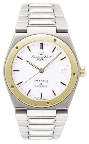 IWC Ingenieur SL Automatic Stainless Steel / Yellow Gold / White / Bracelet IW3505-06