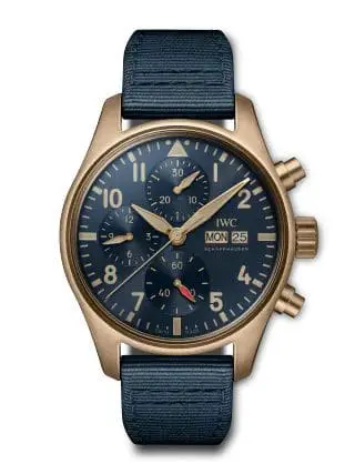 IWC Pilot's Watch Chronograph 41 Bronze / Blue IW3881-09