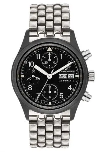 IWC Pilot's Watch Chronograph Ceramic / Italian / Bracelet IW3705-06