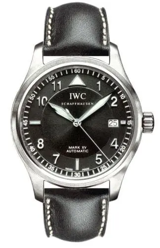IWC Pilot's Watch Mark XV Spitfire Stainless Steel / Black / Strap IW3253-11