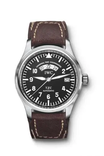 IWC Pilot's Watch UTC Stainless Steel / Black / Strap IW3251-01