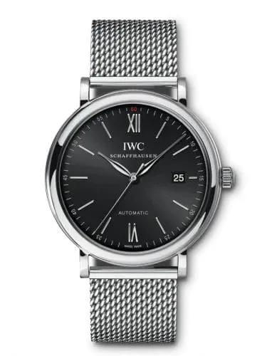 IWC Portofino Automatic Stainless Steel / Black / Short Milanese IW3565-08