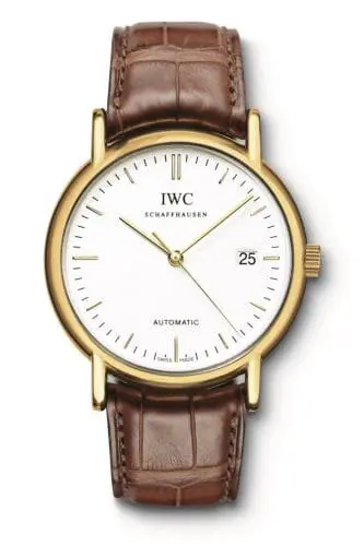 IWC Portofino Automatic / Yellow Gold / White / Strap IW3533-14