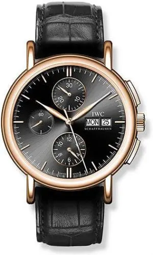 IWC Portofino Chronograph Rose Gold / Black IW3783-05