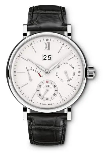 IWC Portofino Hand-Wound Day & Date Stainless Steel / Silver IW5162-01