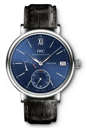 IWC Portofino Hand-Wound Eight Days Stainless Steel / Blue IW5101-06