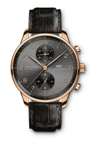 IWC Portugieser Chronograph Red Gold / Grey IW3716-10