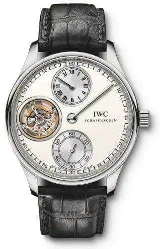 IWC Portugieser Regulateur Tourbillon Platinum / Silver IW5446-01