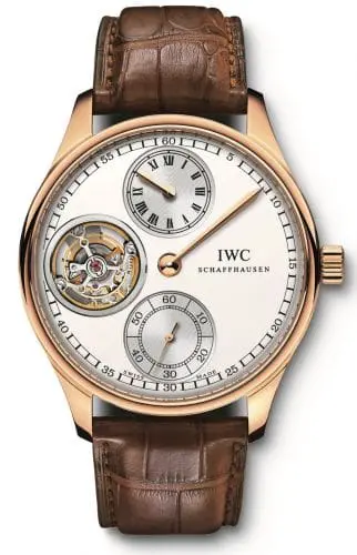 IWC Portugieser Regulateur Tourbillon Rose Gold / Silver IW5446-02