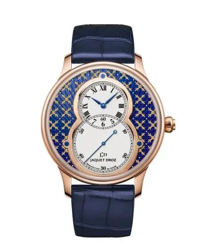 Jaquet Droz Grande Seconde 43 Paillonnée Blue / Red Gold J003033414