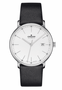 Junghans Form A Stainless Steel / White Stick / Black Calf 027/4730.00