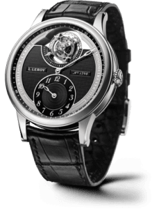 Leroy Osmior Tourbillon Automatic Regulator Black LL104/2