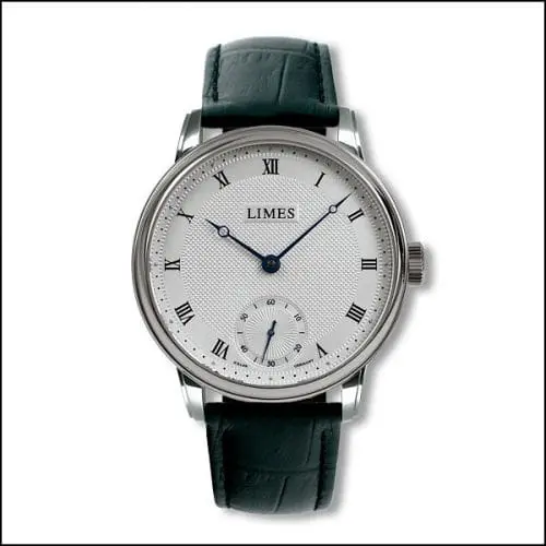 Limes Pharo Cartouche H - 6498 Standard - Black leather strap U6282C-LH1.1