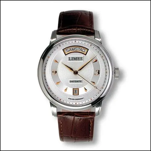 Limes Pharo DayDate - Two-tone / brown leather strap U6282C-LA2.2